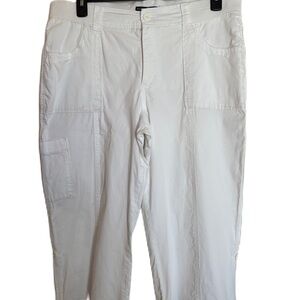 Lee Riders MidRise Skimmer Women's White Top with Black Label